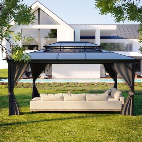 GAOMON Hardtop Gazebo 10'x13'
